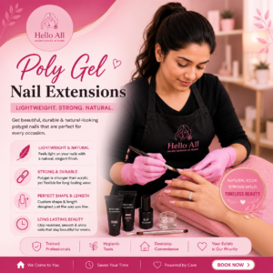 Poly Gel nail Extensions