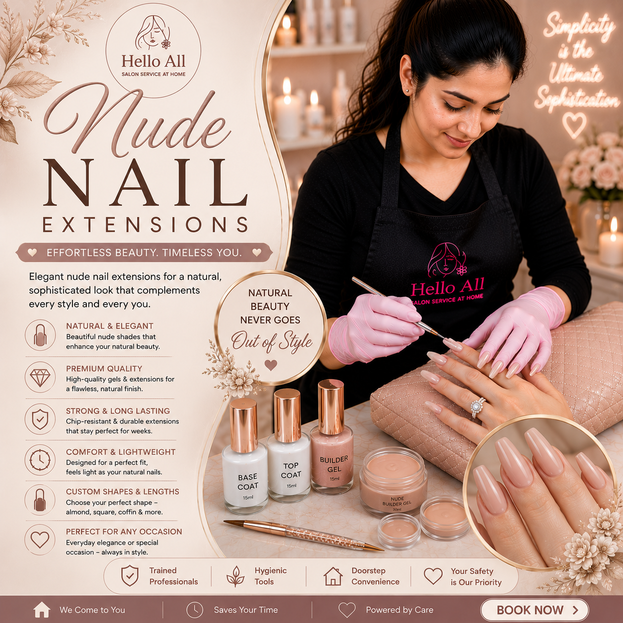 Nude Nail Extensions