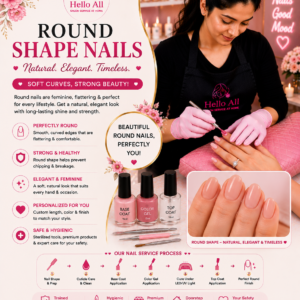 Round Shape Nails