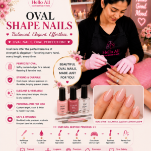 Oval Shape Nails