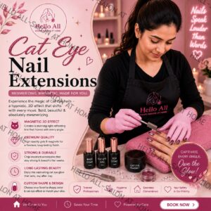Cat Eye Nail Extension