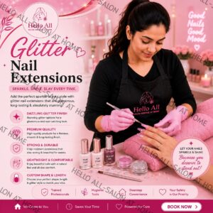 Glitter Nail Extension