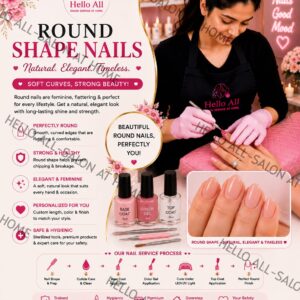 Round Shape Nails