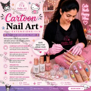 Cartoon Nail Art